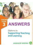 CACHE Level 3 Diploma in Supporting Teaching and Learning Answers