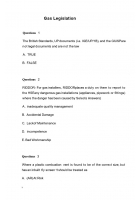 ACS CCN1 Core Gas Safety Exam Questions and Answers