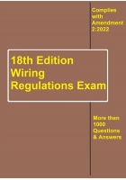 More than 1000 Questions and Answers for the 18th Edition Wiring Regulations Exam