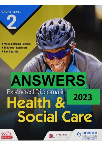Answers Cache level 2 Health and Social Care (PDF)