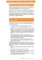 Combustion Performance Testing – Domestic