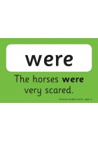 Common Exception Words Flashcards