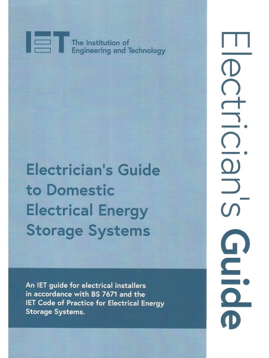 Electrician's Guide to Domestic Electrical Energy Storage Systems (PDF)