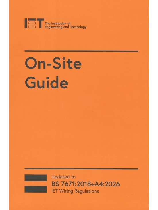 On-Site Guide 18th Edition (BS 7671:2018+A4:2026) (PDF)